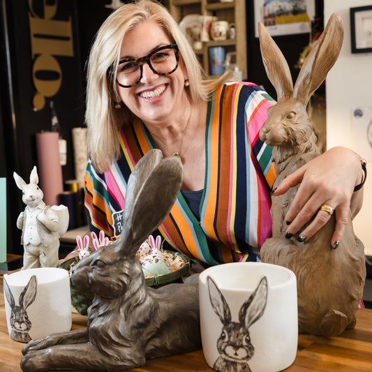 Lorraine aka The Quirky Magpie with her selection of Easter goodies