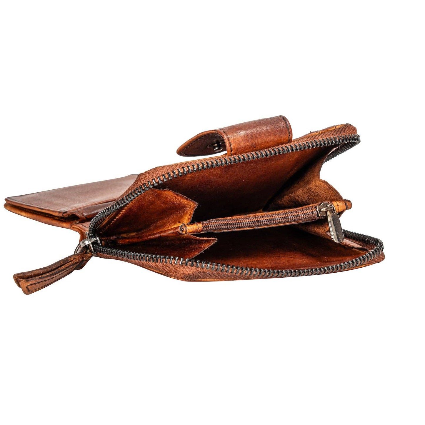 Greenwood Leather | Women's Leather Wallet Cognac