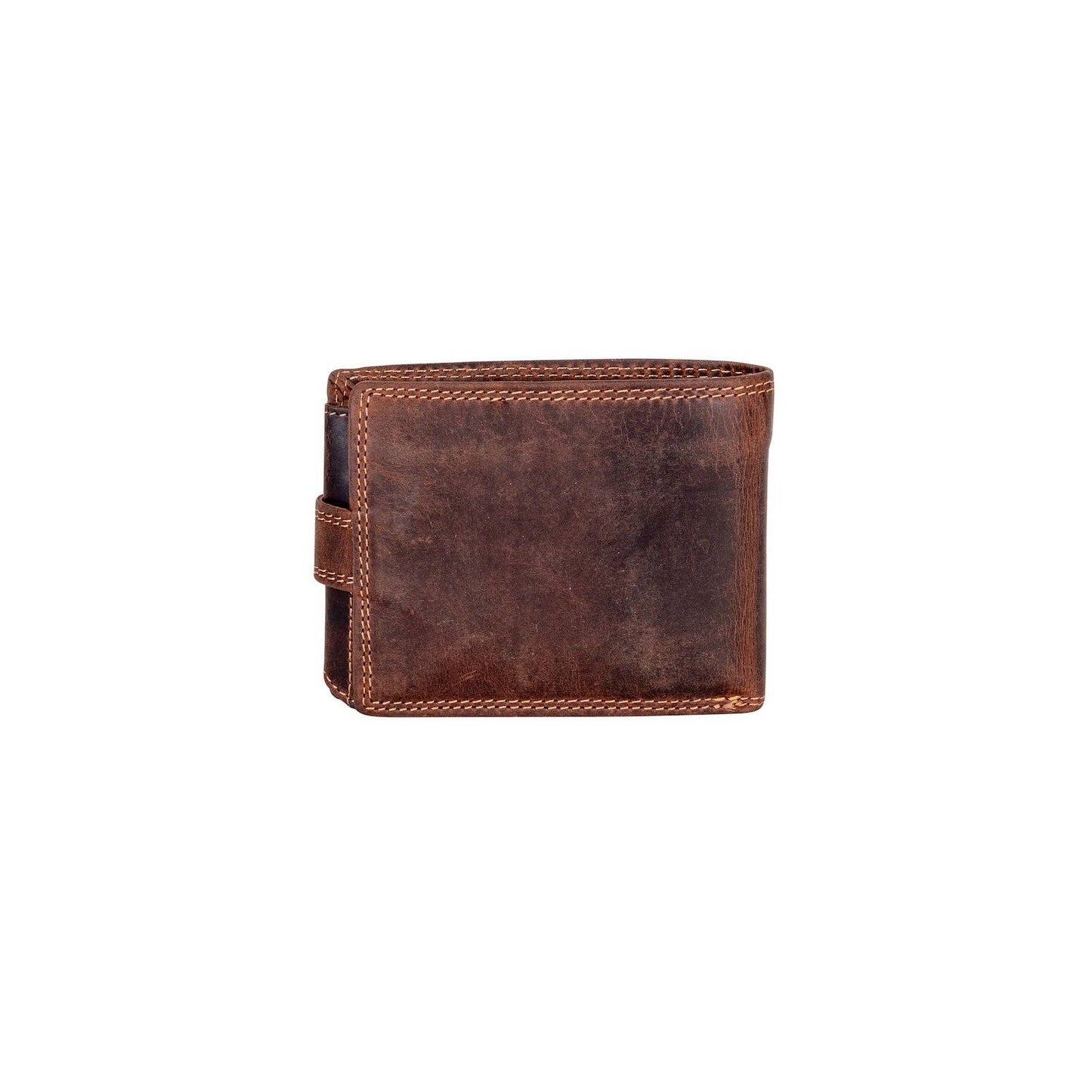 Greenwood Leather | Hunter RFID Leather Wallet with Button Closure – Sandel