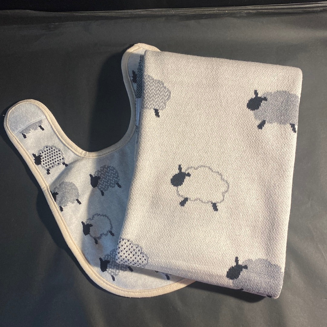 100% Cotton Sheep Throw
