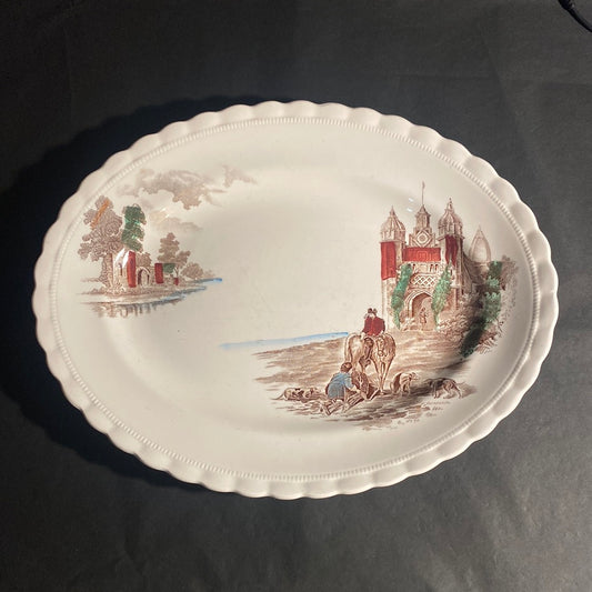 Vintage Platter - 'Elizabethan Era' - J&G Meakin.