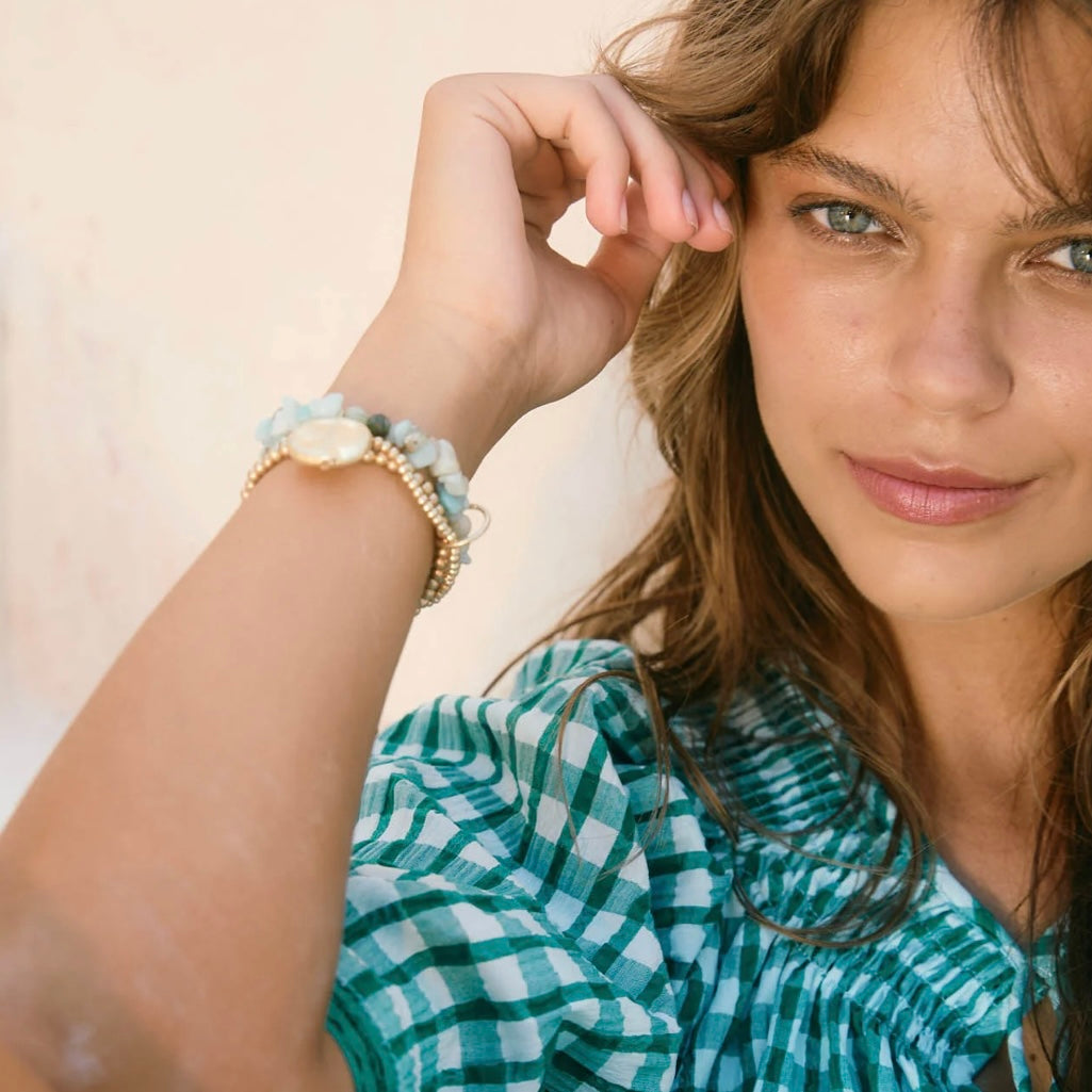 Isle of Mine | Esther Bracelet Set - Mint