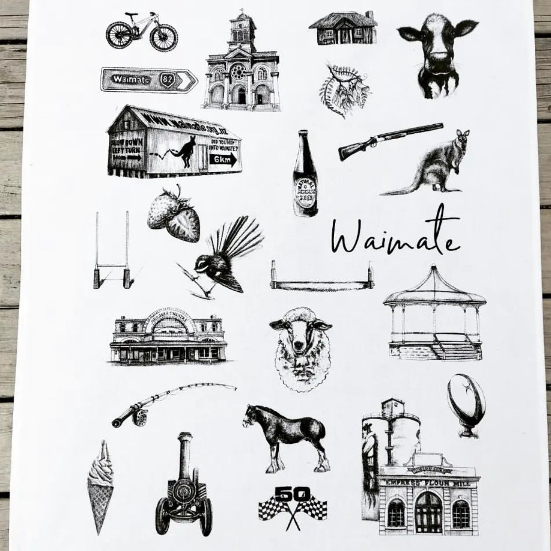 Rd8 Art | Waimate Tea Towels