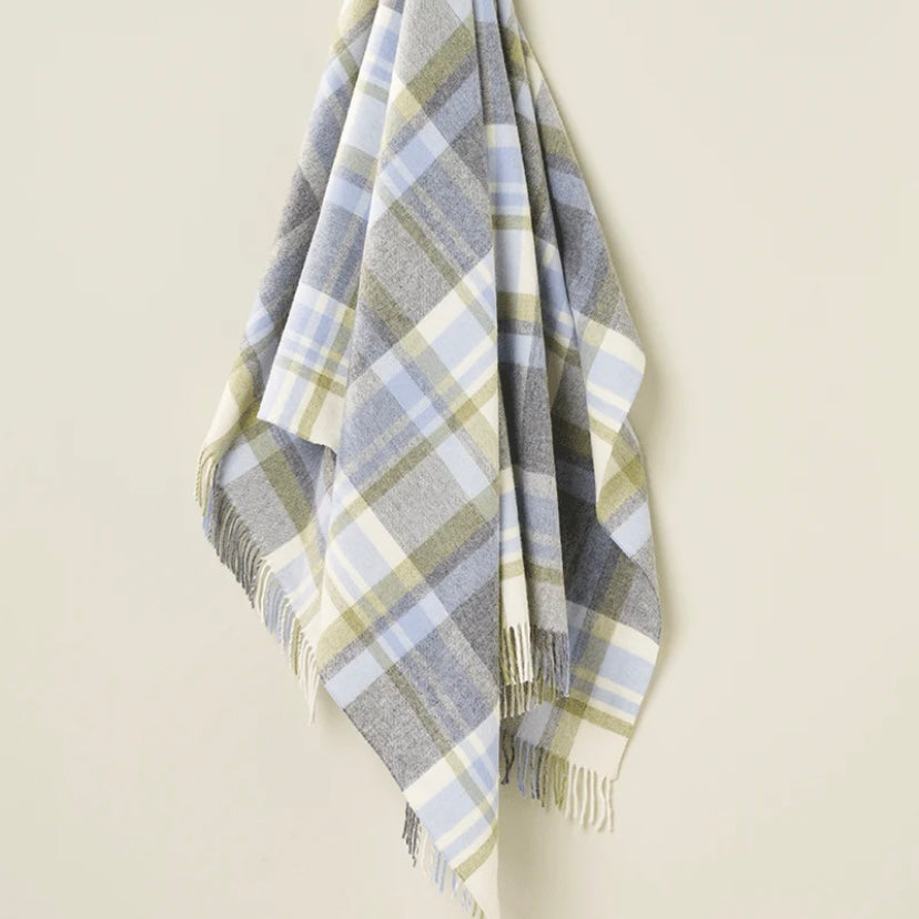 Exquisite Wool Traders | 100% NZ Merino - Portree Duck Egg & Grey