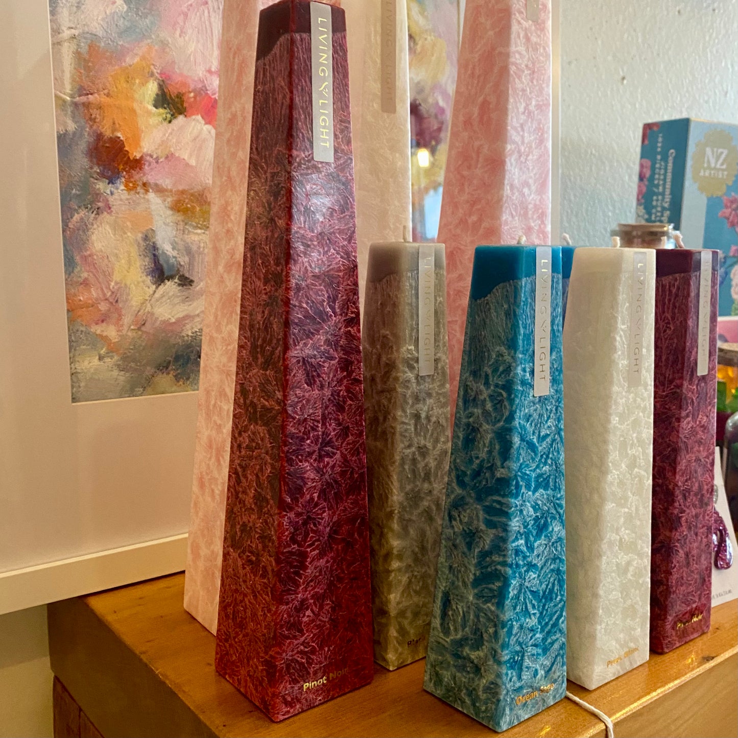 Living Light Candles | Pinot Noir Icicle Candles