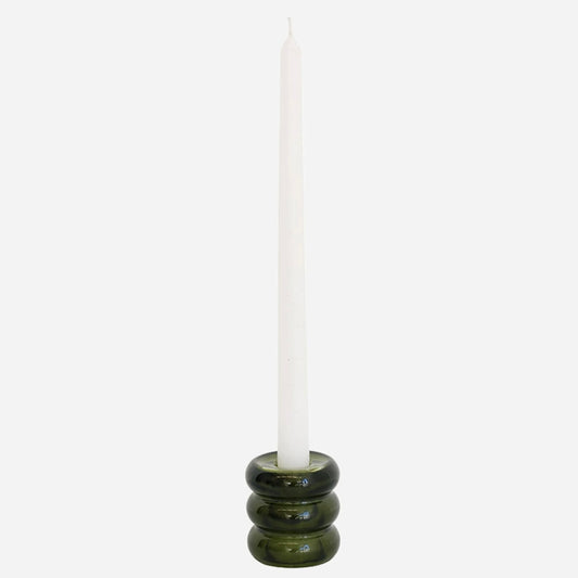 Verde Glass Candle Holder