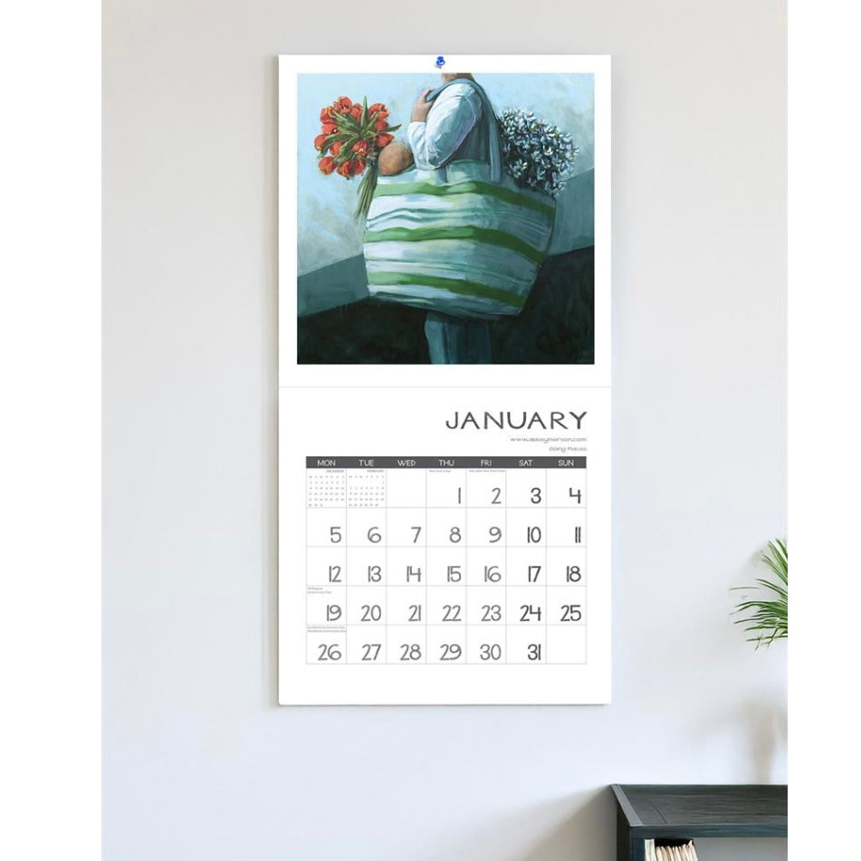 Abbey Merson 2026 Wall Calendar