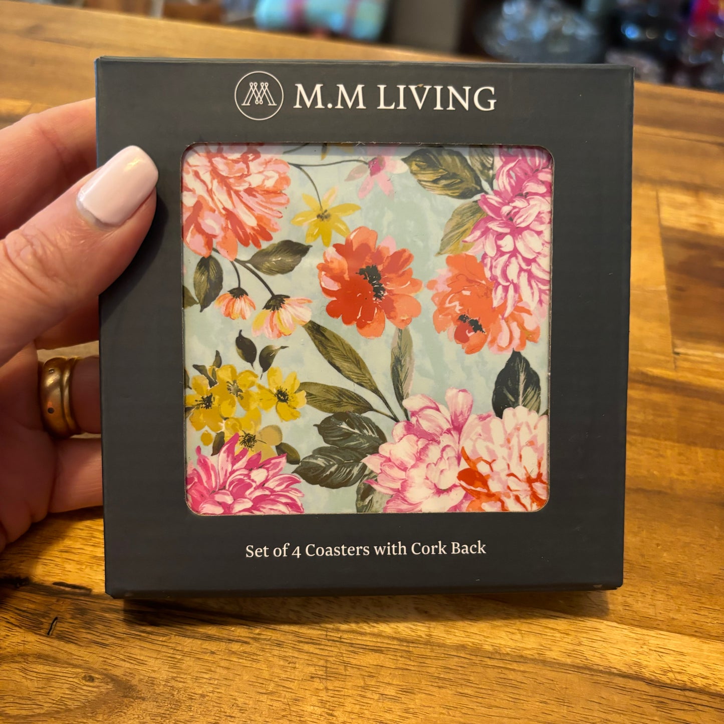 MM Linen | Ravello Coasters set of Four