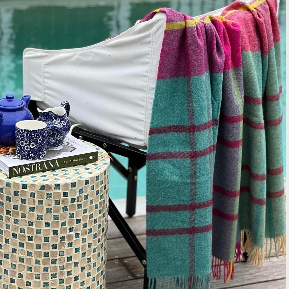 Exquisite Wool Traders | 100% Pure Wool Throw - Saltburn