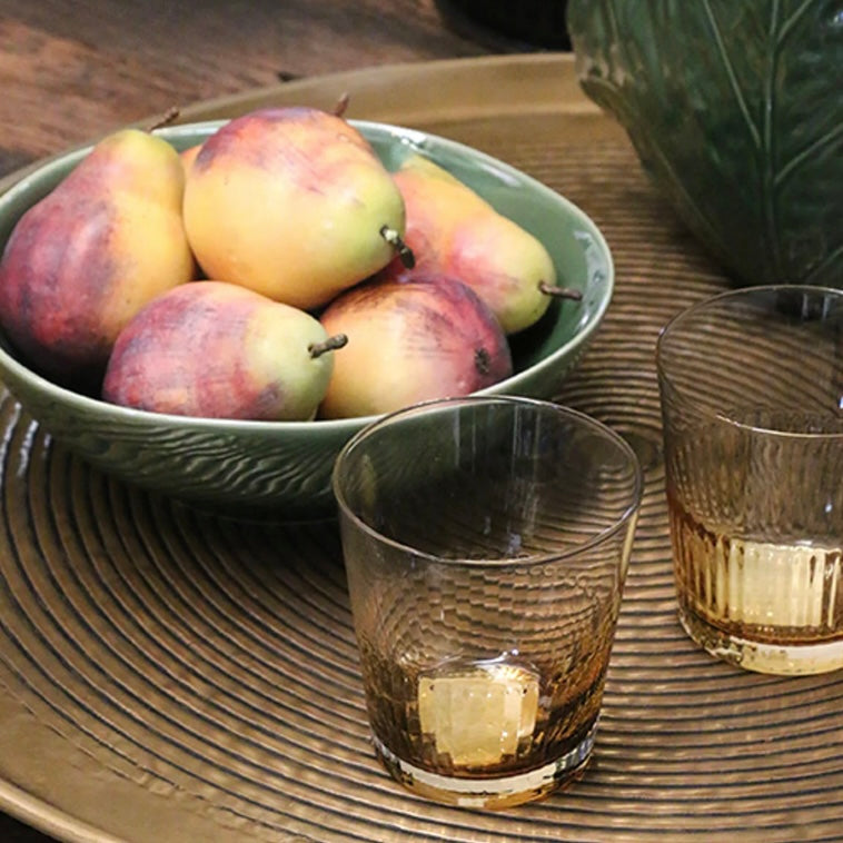 Ambretta Ridged Whiskey Glass