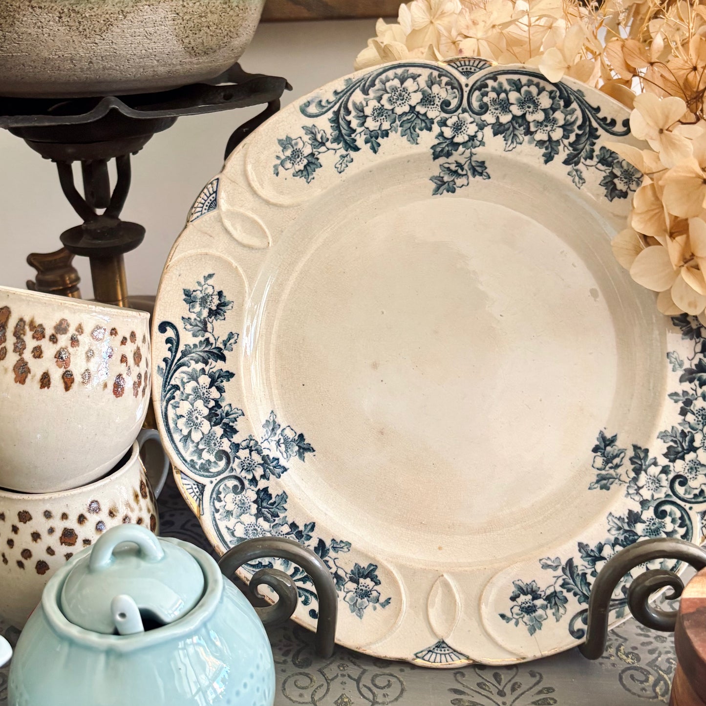Vintage Longwy Plate