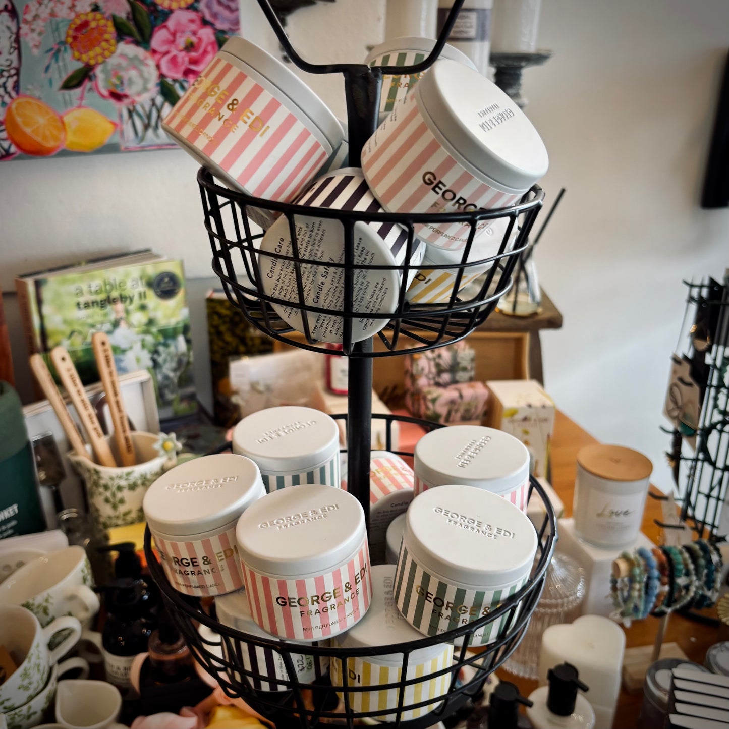 George & Edi | Mini Candle in a Tin - In Bloom