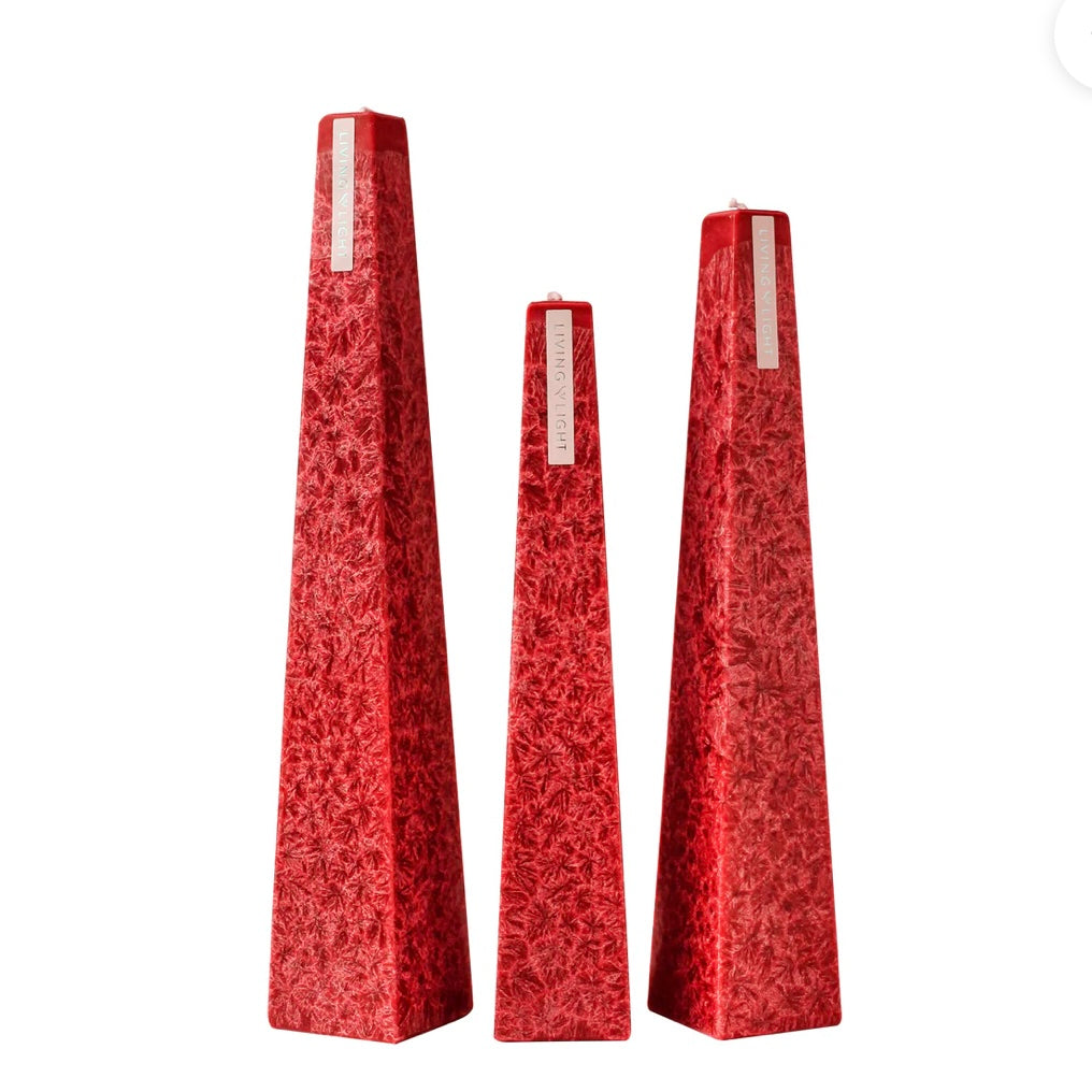 Living Light Candles | Pohutukawa Red Icicle Candles