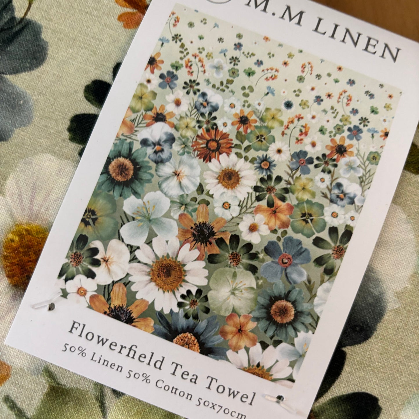 MM Linen | Flowerfield Tea Towel