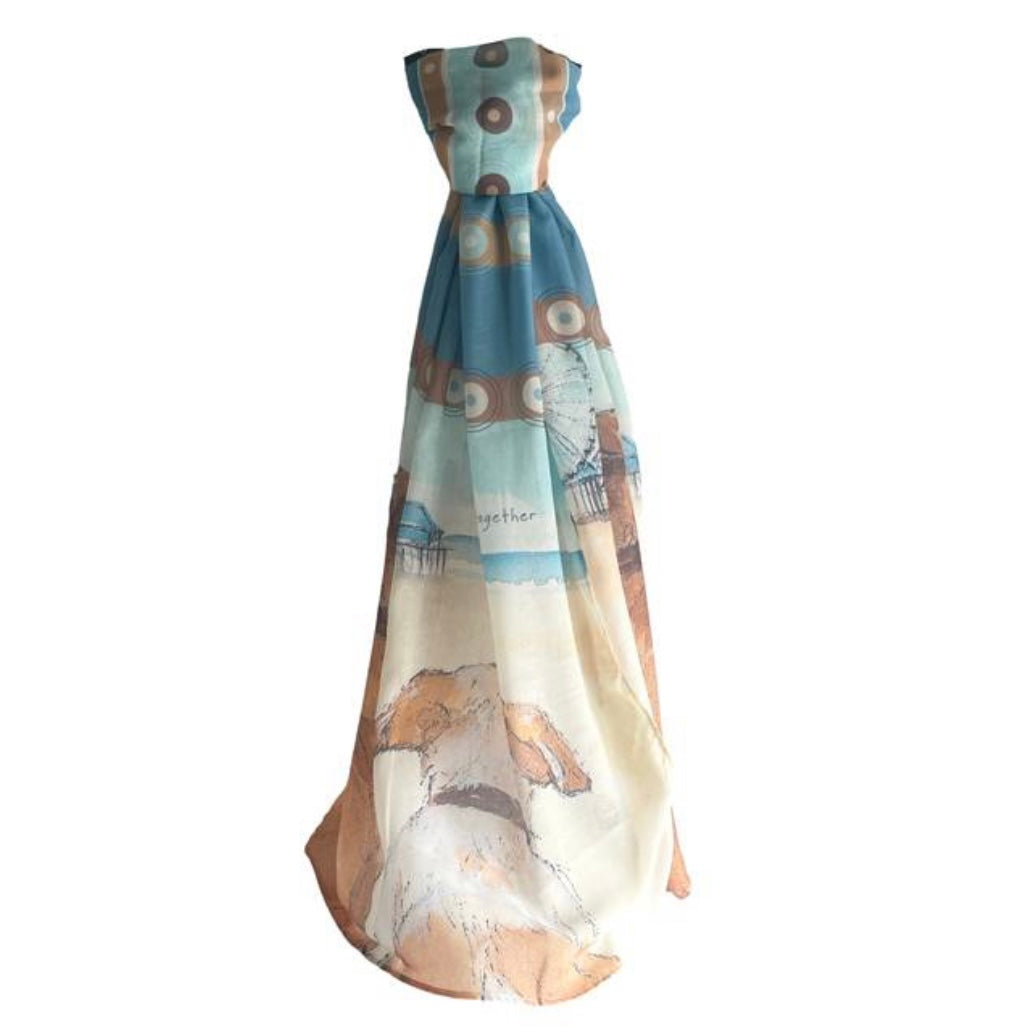 Little Dog Laughed | Growing Old Scarf
