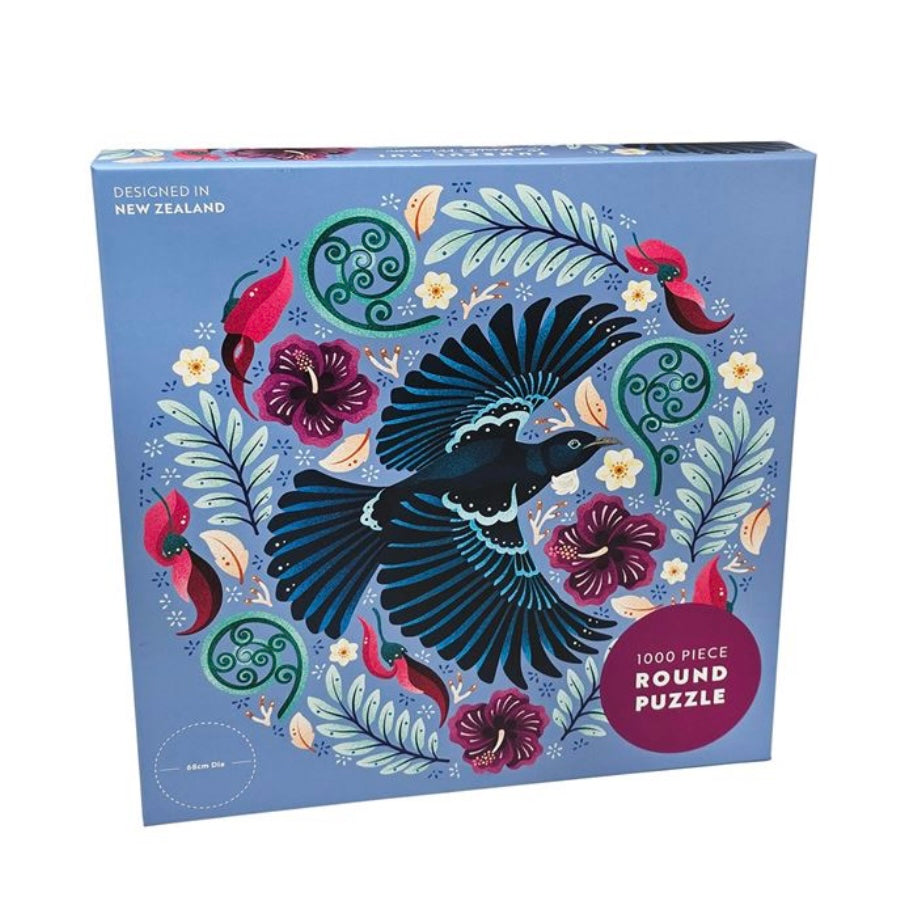Catherine Marion | Tuneful Tui - Round 1000 piece Jigsaw