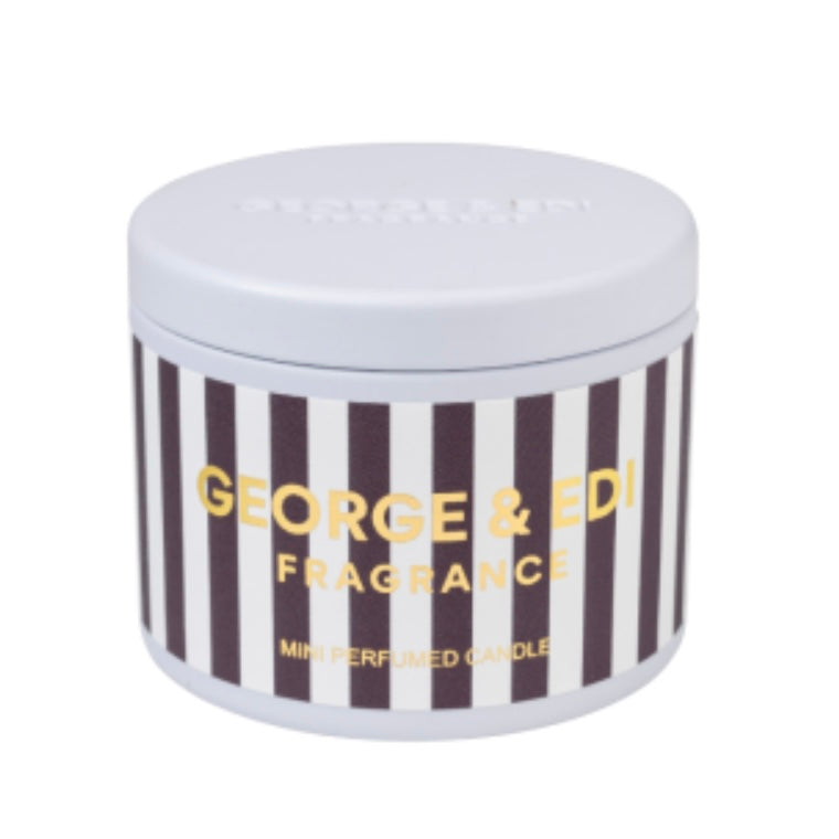George & Edi | Mini Candle in a Tin - Ebony