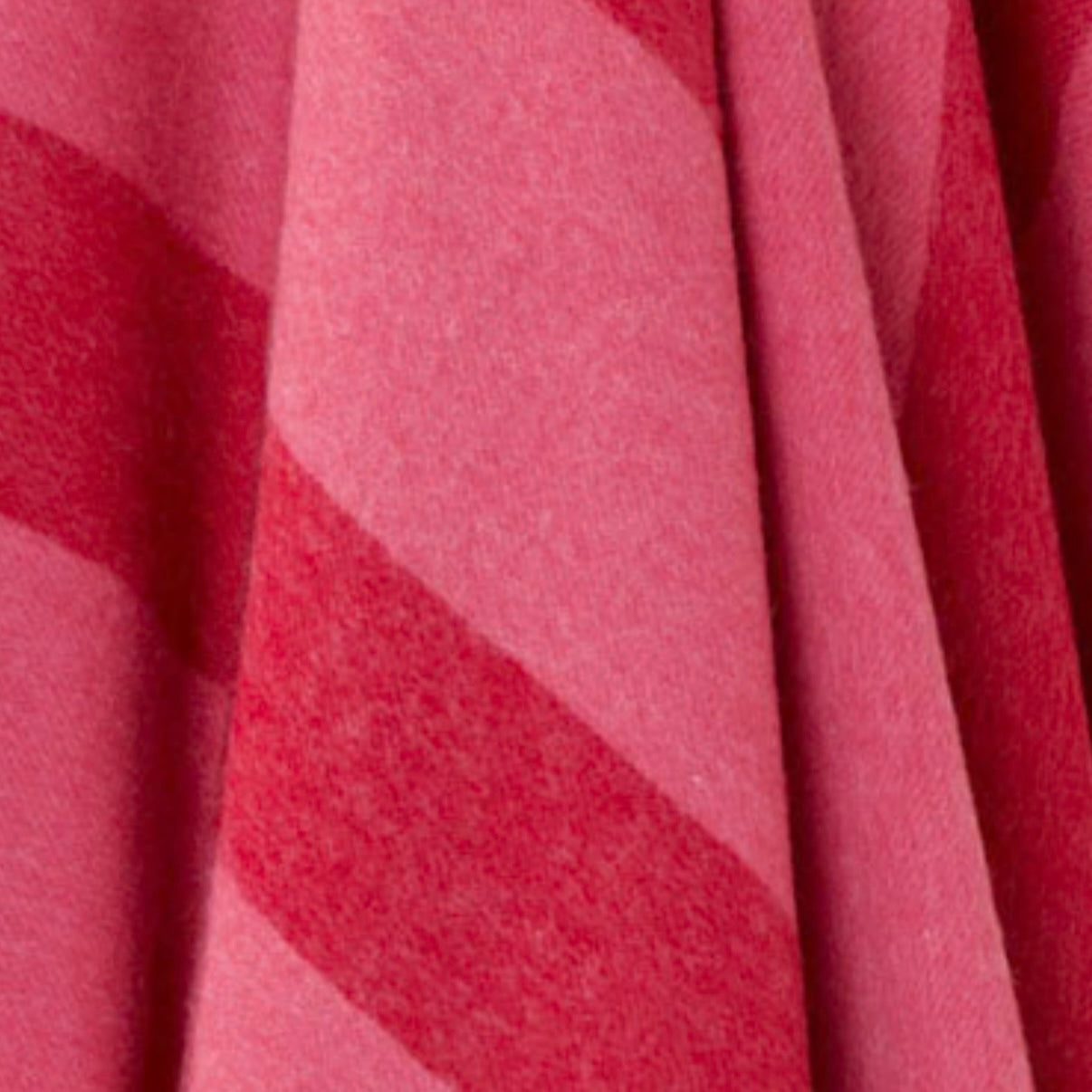 Exquisite Wool Traders | 100% NZ Merino - Striped Pink Throw