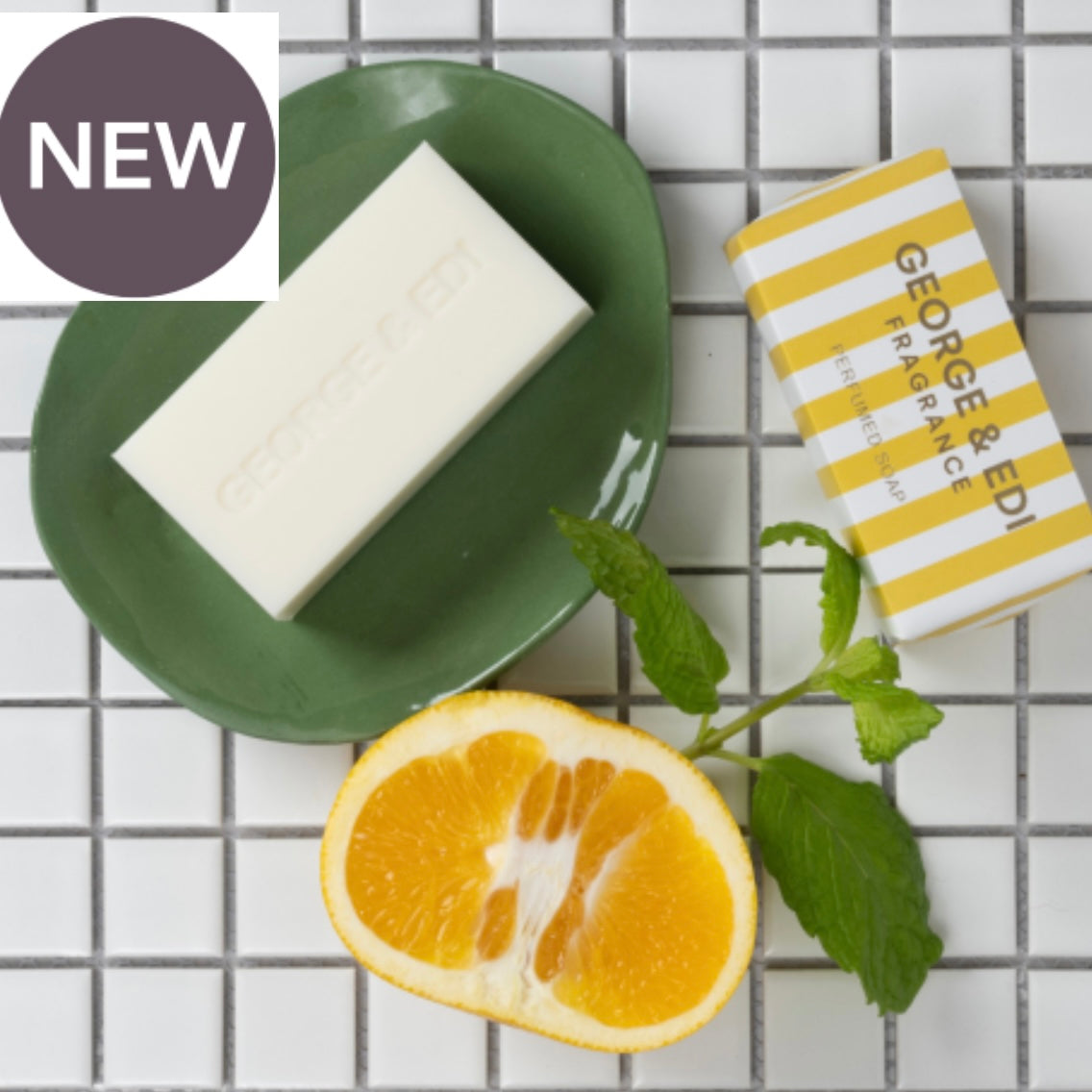 George & Edi | Soap Bar - Grapefruit & Mint