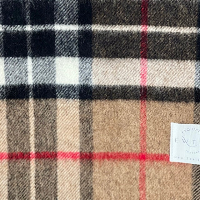 Exquisite Wool Traders | 100% NZ Merino - Thompson Tartan