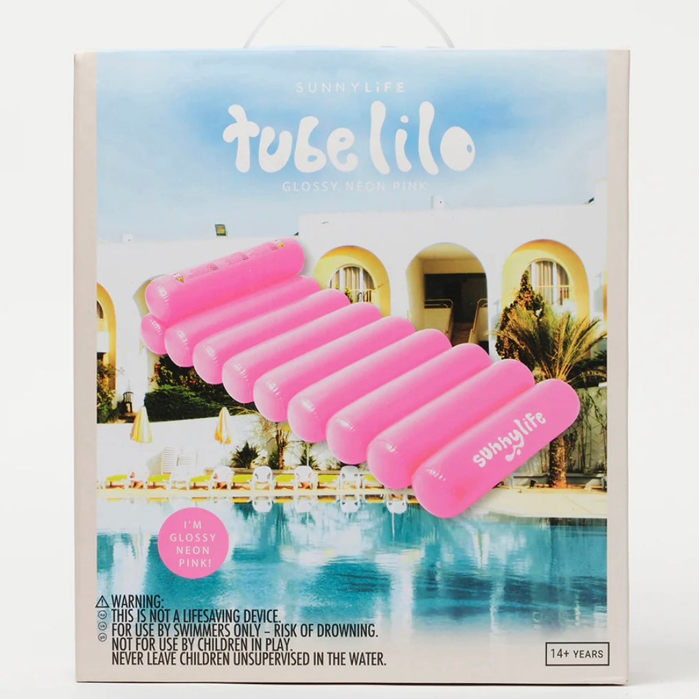 SUNNYLiFE | Neon Pink Tube Lilo