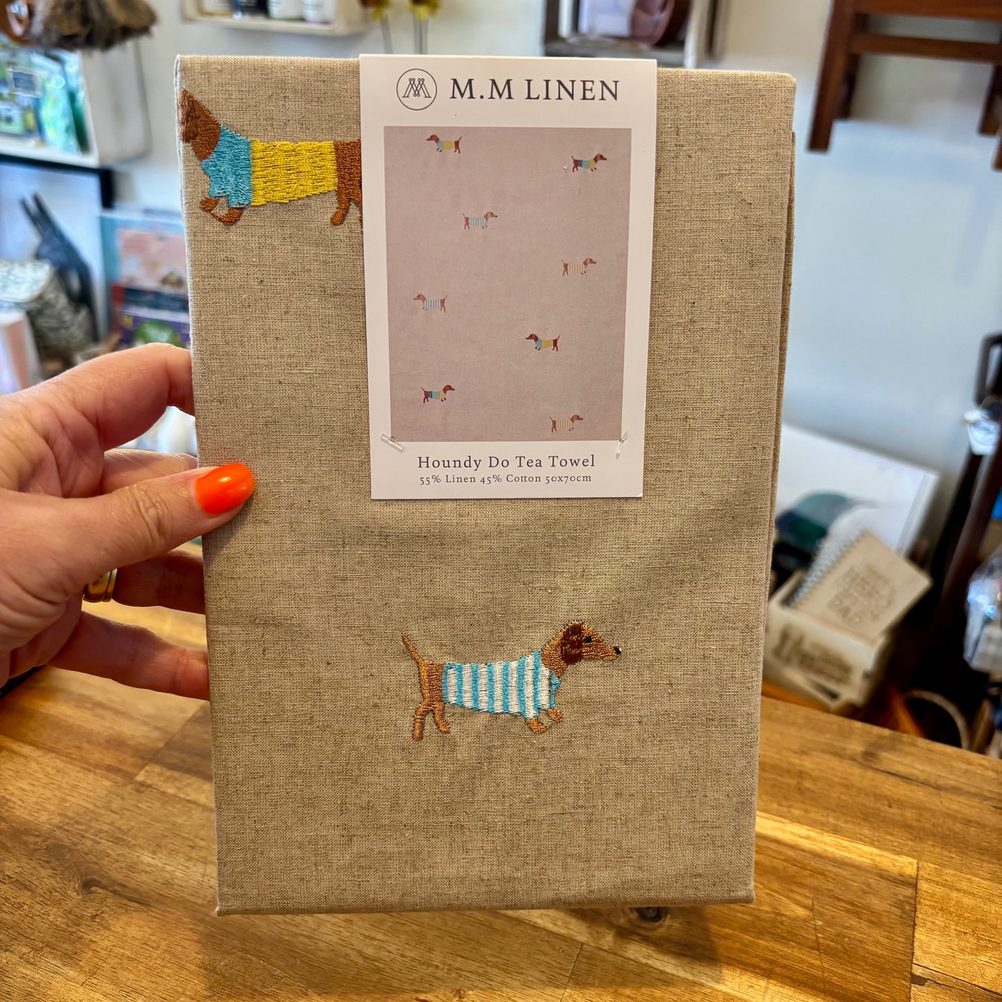 MM Linen | Houndy Do Tea Towel