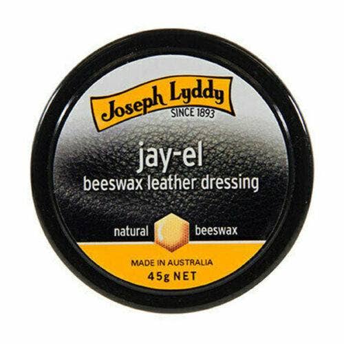 Joseph Lyddy jay-el beeswax leather dressing container on a white background