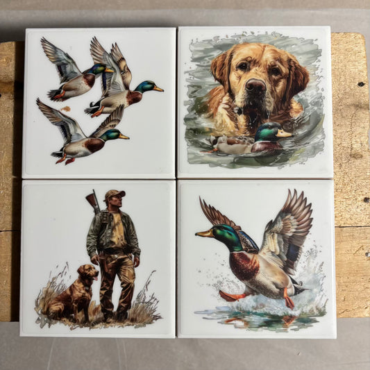 ChopChop | Tile Coasters - Duck Hunting