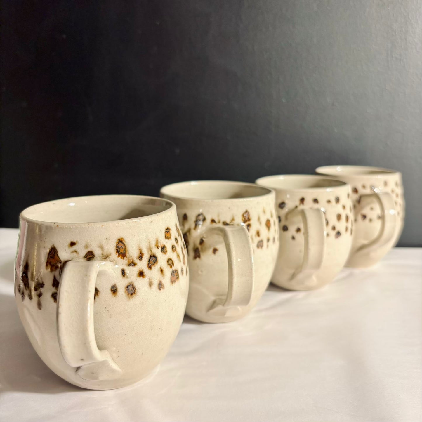 Doreen Powell Pottery | Speckled Mugs