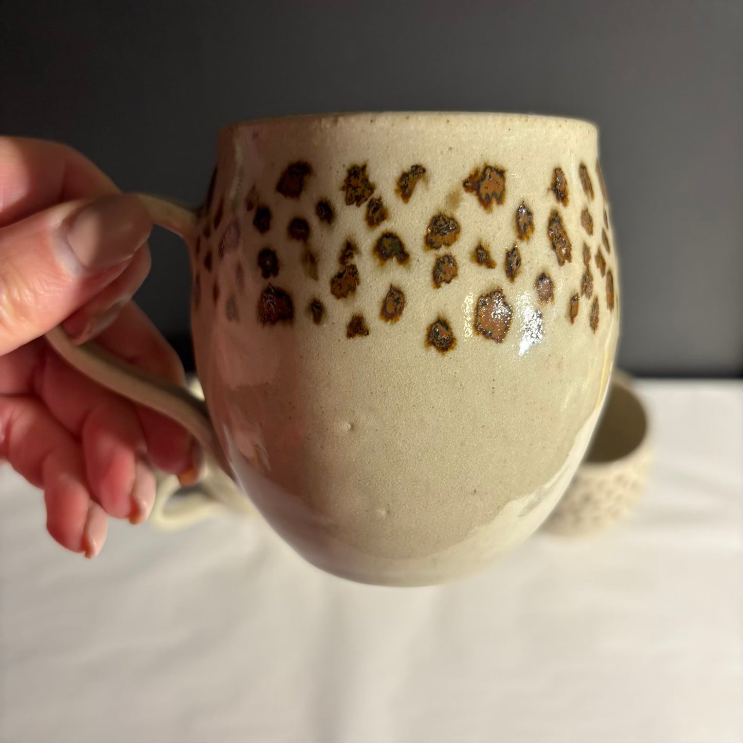 Doreen Powell Pottery | Speckled Mugs