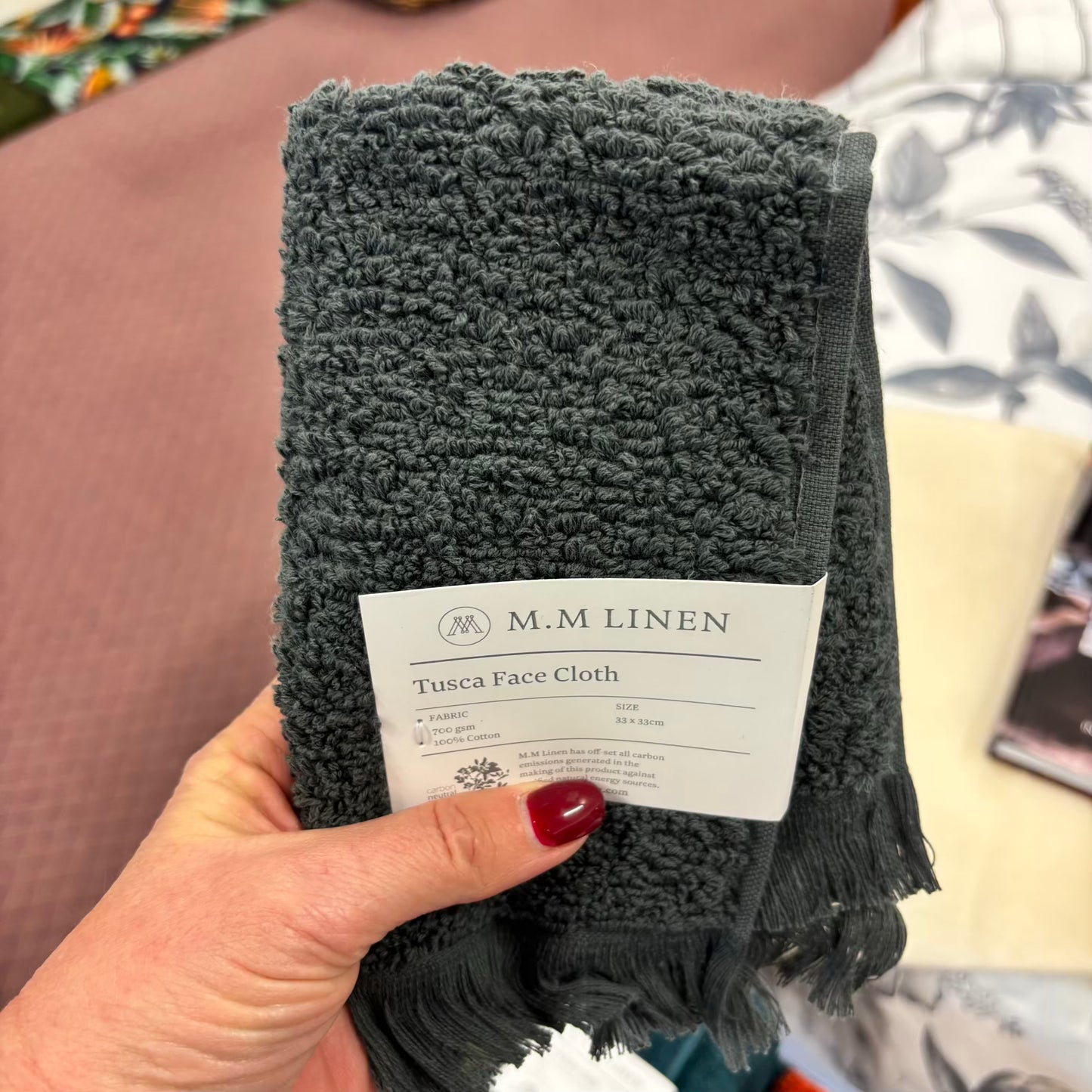 MM Linen | Tusca Facecloth