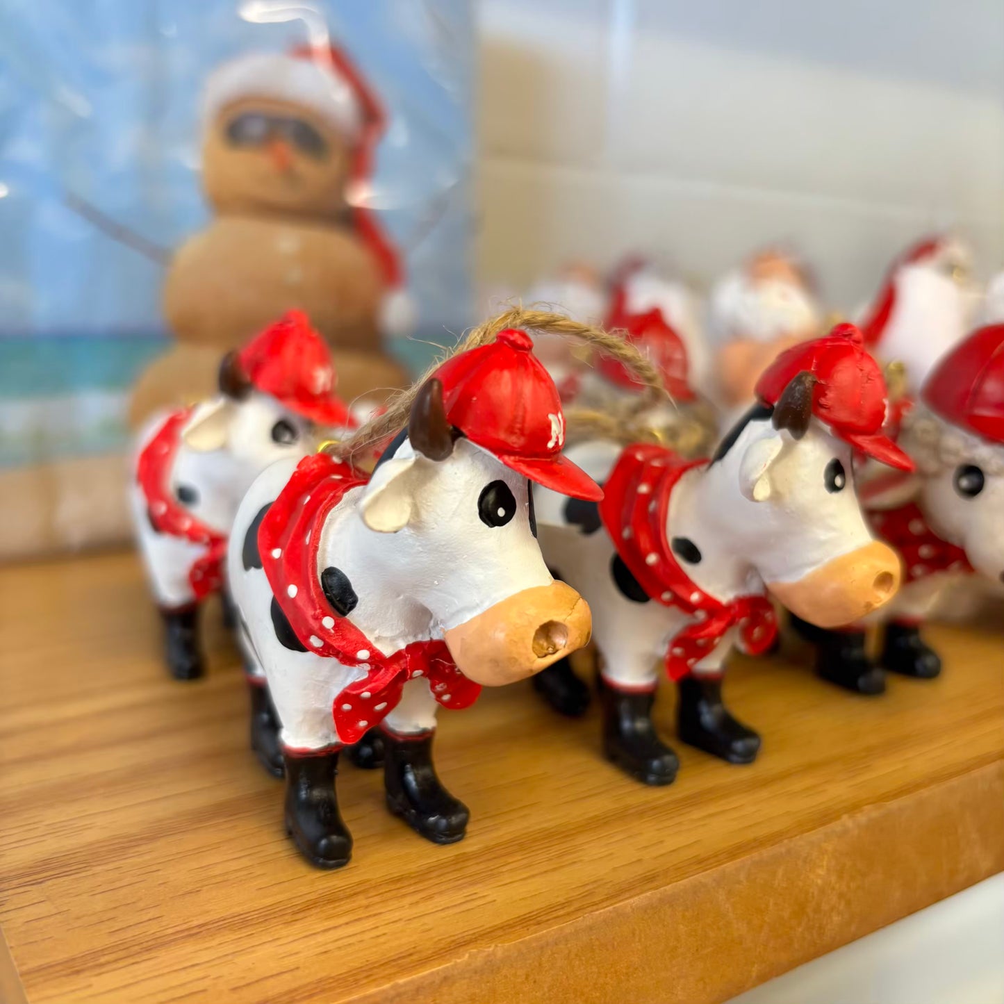 New Zealand Dairy Cow Christmas Ornament