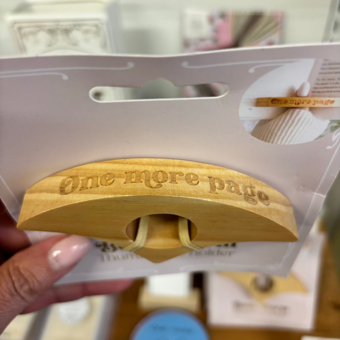 Bookworm Thumb Page Holder