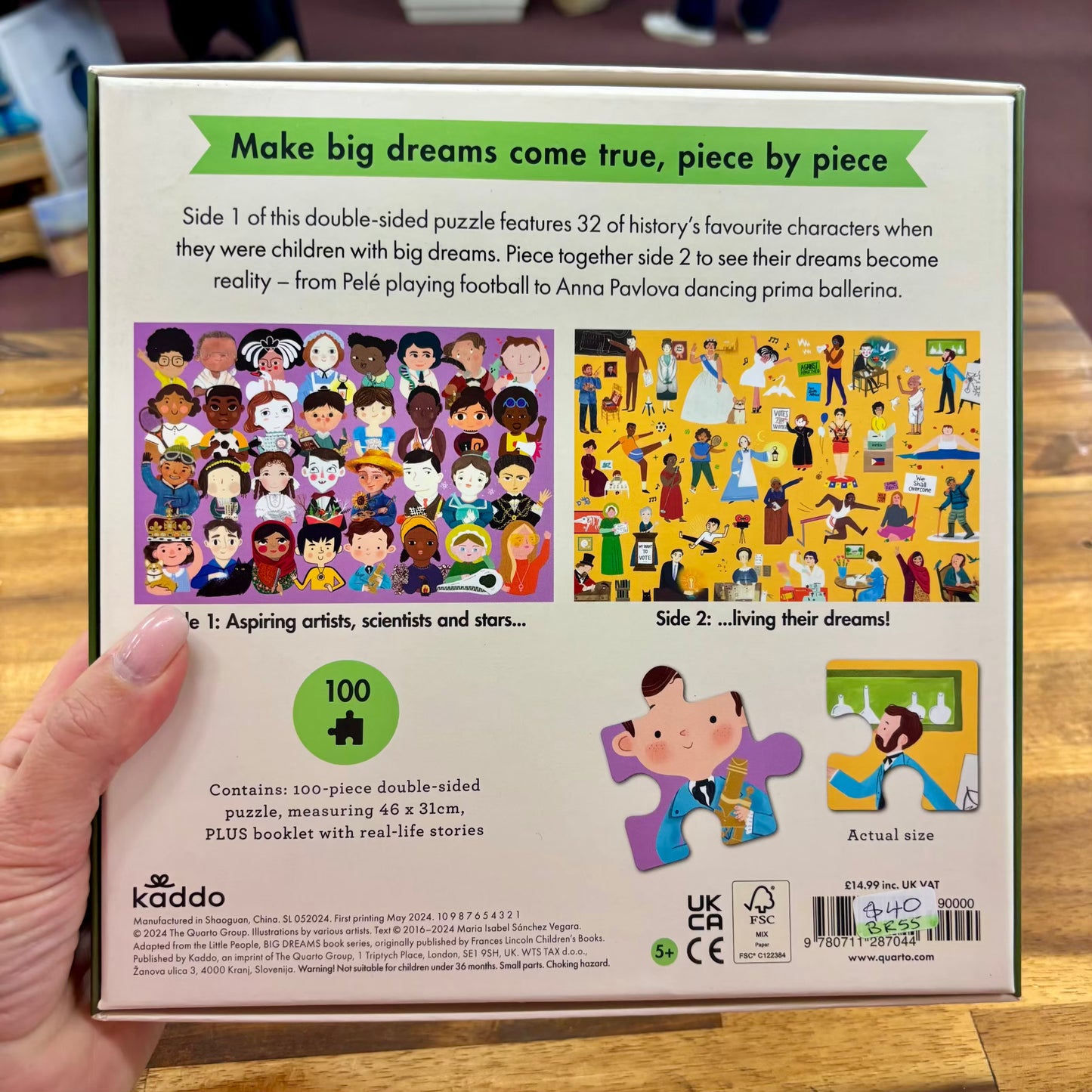 Little People BIG DREAMS double-sided Jigsaw