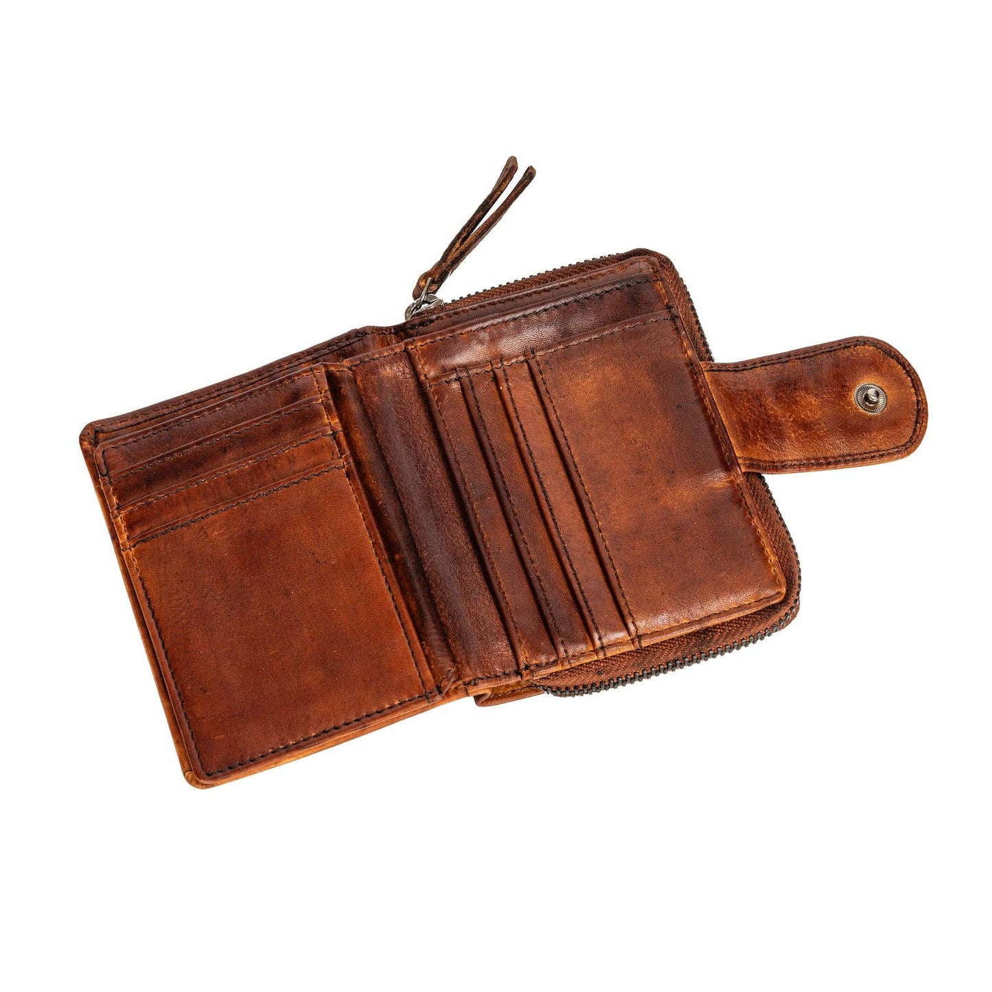 Greenwood Leather | Women's Leather Wallet Cognac
