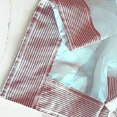 Red & White Square Food Cover
