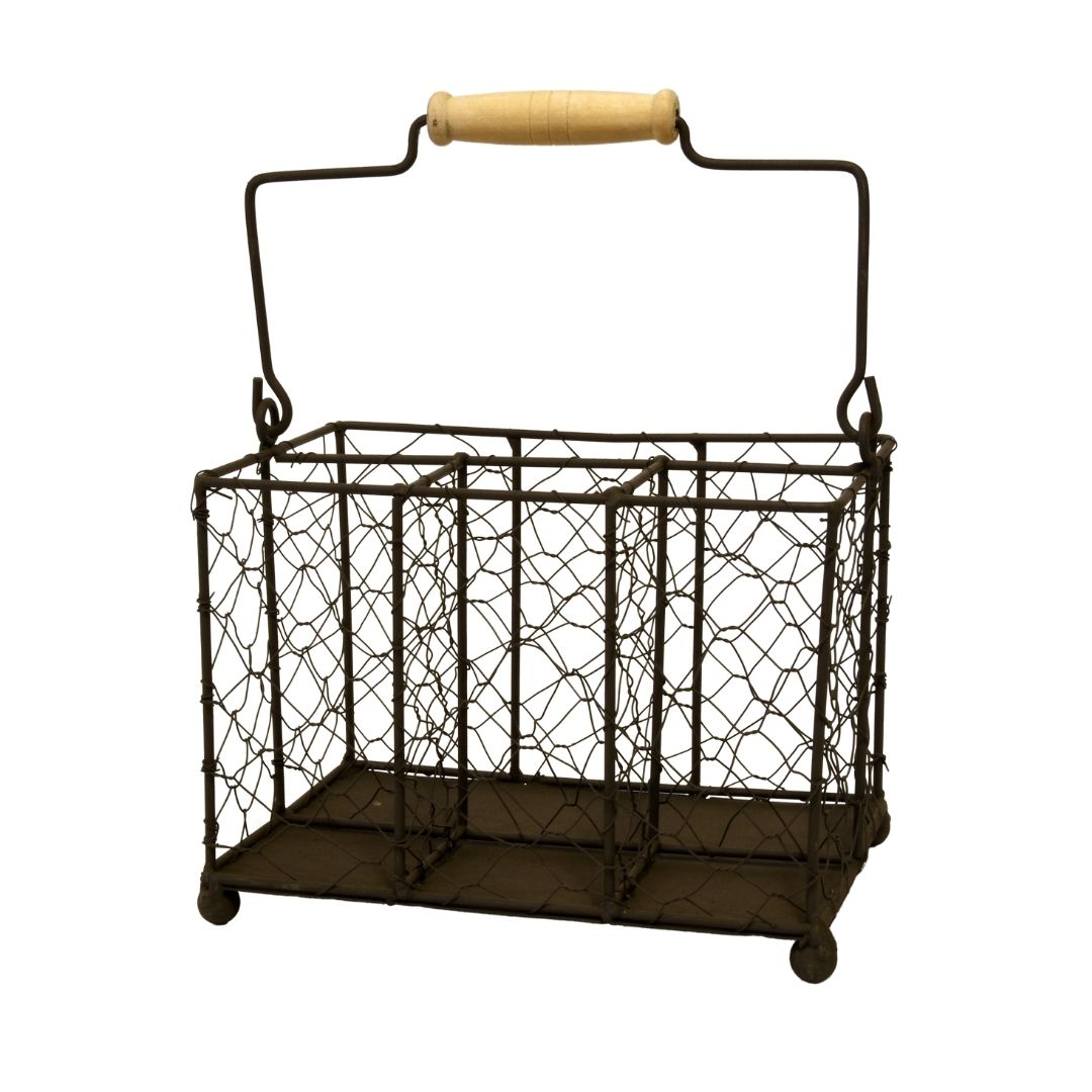 Vintage Wire Cutlery & Napkin Holder