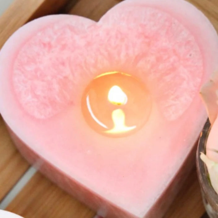 Living Light Candles | Heart Candle