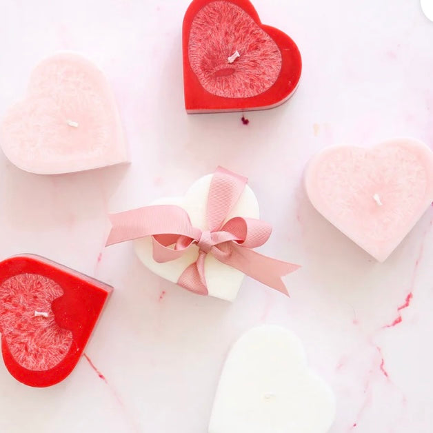 Living Light Candles | Heart Candle
