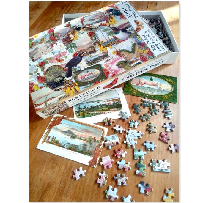 Wolfkamp & Stone | Birds & Postcard Jigsaw - 1000 piece