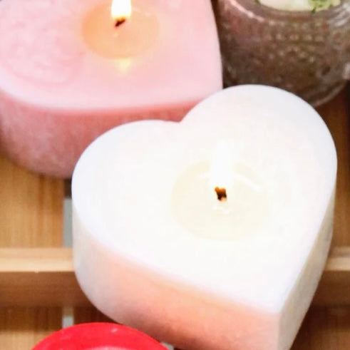 Living Light Candles | Heart Candle