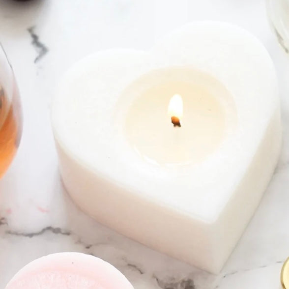 Living Light Candles | Heart Candle