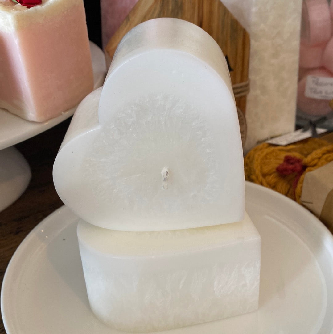 Living Light Candles | Heart Candle