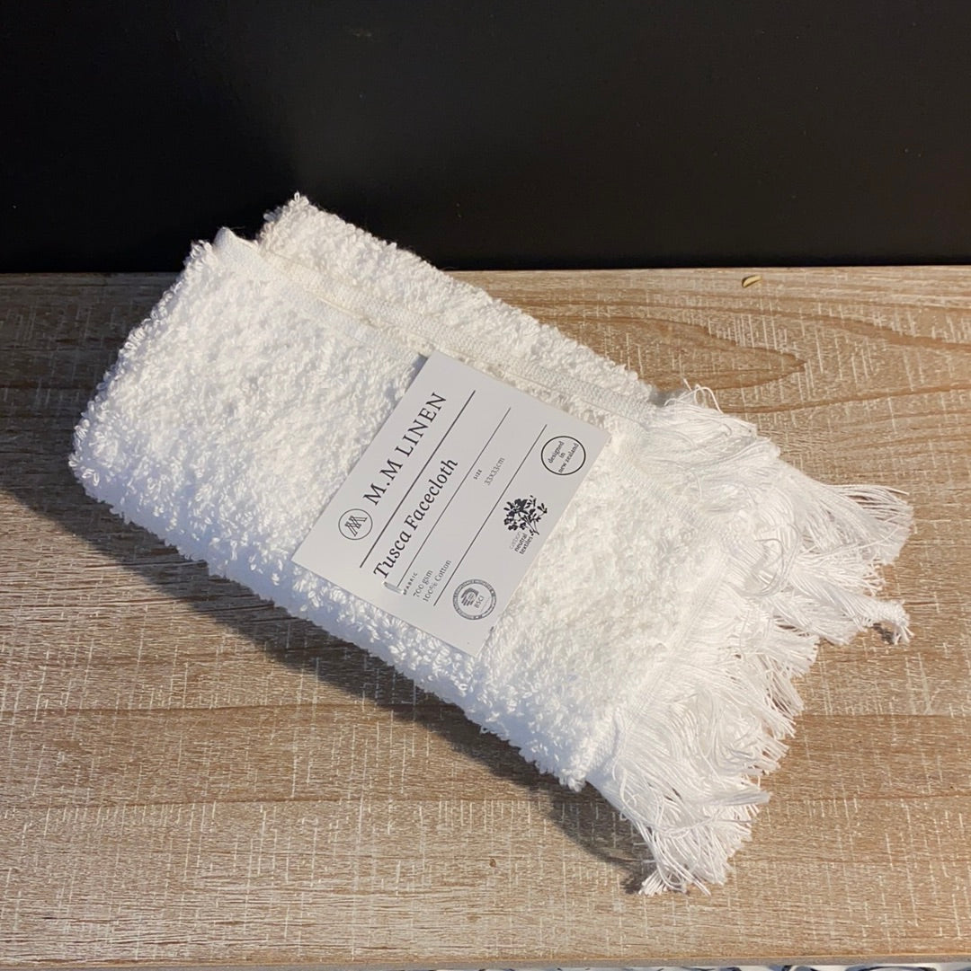 MM Linen | Tusca Facecloth
