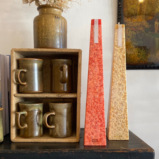 Living Light Candles | Guava Passion - Orange - Icicle Candles