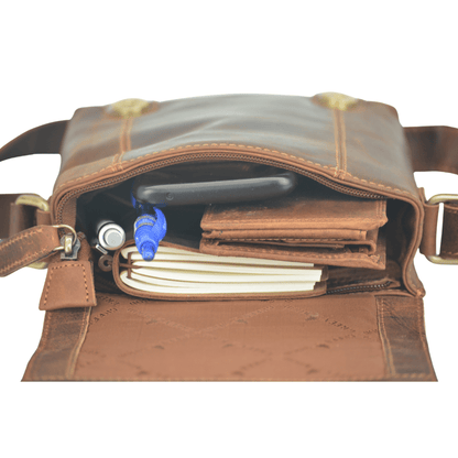 Greenwood Leather | Shoulder Bag Dubbo - Sandel