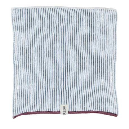 Textured fabric square with 'FRESH' branding on a white background