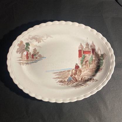 Vintage Platter - 'Elizabethan Era' - J&G Meakin.