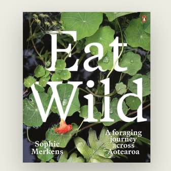 Book cover of 'Eat Wild' with green leaves and a red berry on a dark background