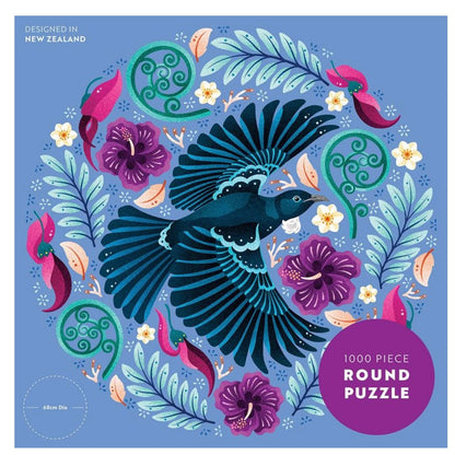 Catherine Marion | Tuneful Tui  - Round 1000 piece Jigsaw